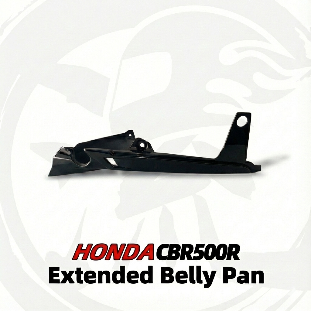 For Honda CBR500R Modified 1000RR-Style Extend Belly Pan Panel Lower Fairing Fits 2019-2023 ABS