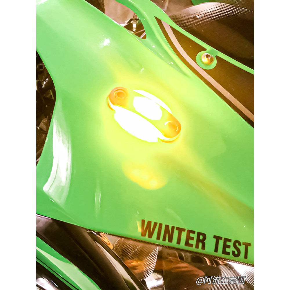 For Kawasaki ZX4R/6R/10R/ninja Carbon Mirror Block Integrated turn signals