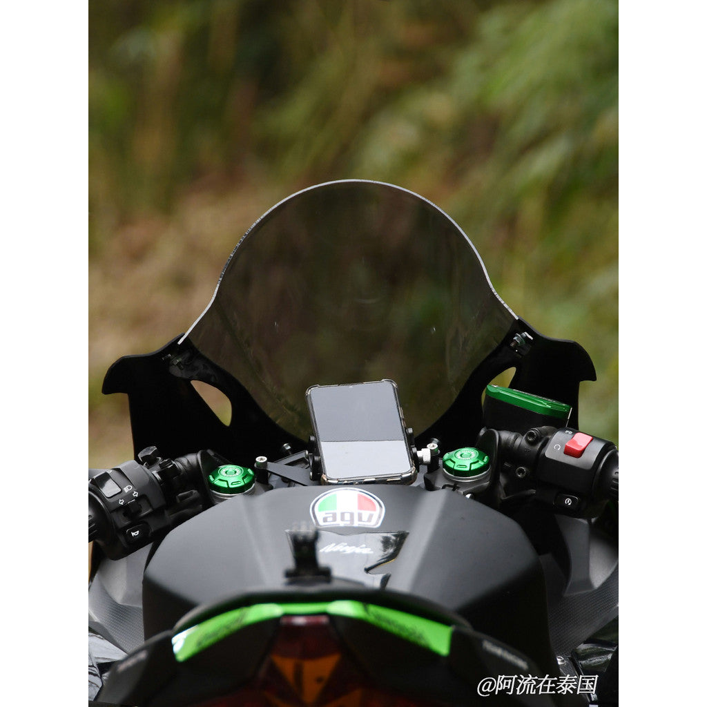 For Kawasaki Ninja400 modified in ZX10R style Front fairing with Racing windshield | Fits 2018+