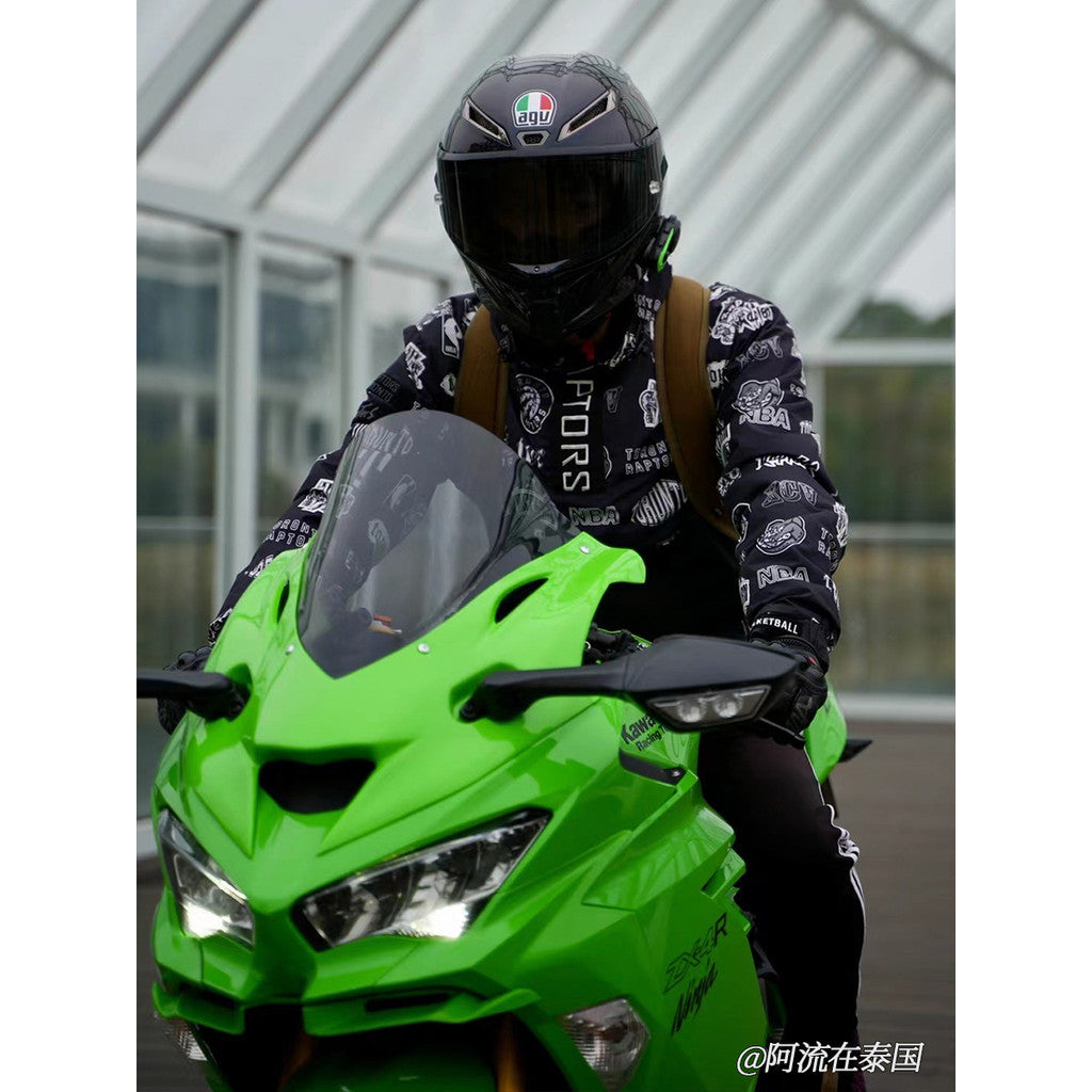 For Kawasaki Ninja400 modified in ZX10R style Front fairing with Racing windshield | Fits 2018+