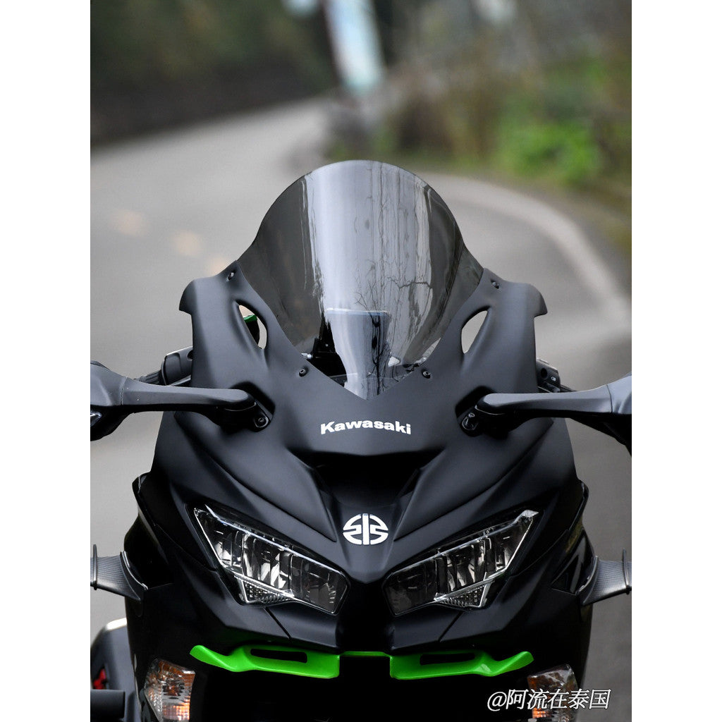 For Kawasaki Ninja400 modified in ZX10R style Front fairing with Racing windshield | Fits 2018+