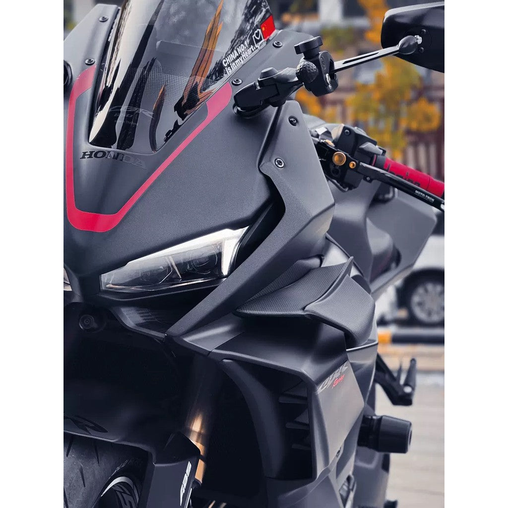 For 19-23 Honda CBR650R modified in 3R-style side fairing Winglets