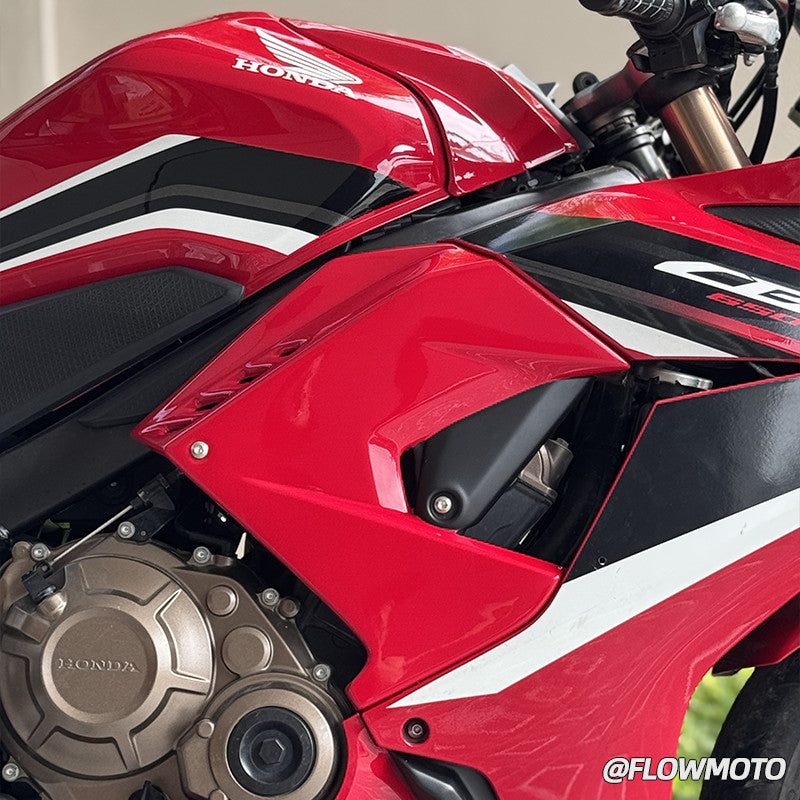 For CBR650R Modified 3R-style side fairing panel|Fits 2019-2023