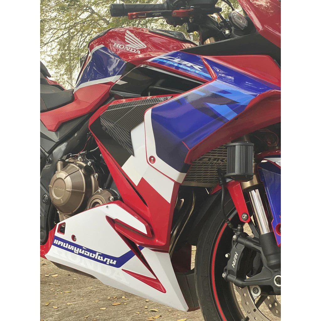 For 19-25 Honda CBR500R Modified 3R-Style Front Fairing | with Racing Windshield | Easy Installation