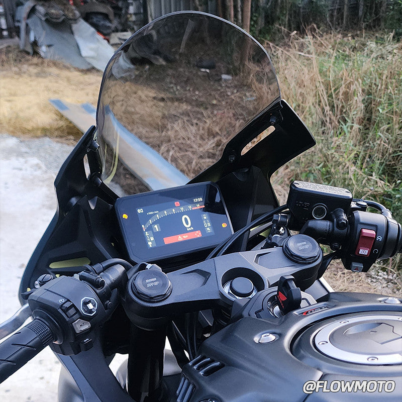 For 2024+ Honda CBR650R Modified 3R-Style Front Fairing | with Racing Windshield | Easy Installation