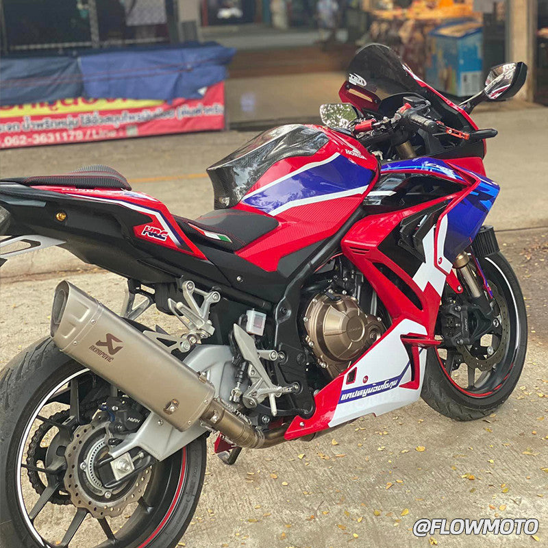 For 19-25 Honda CBR500R Modified 3R-Style Front Fairing | with Racing Windshield | Easy Installation