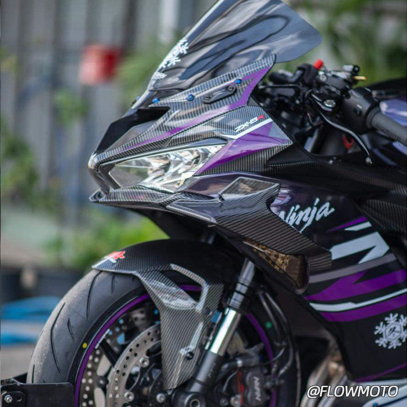 For Kawasaki Ninja ZX-6R Pure Carbon Winglet