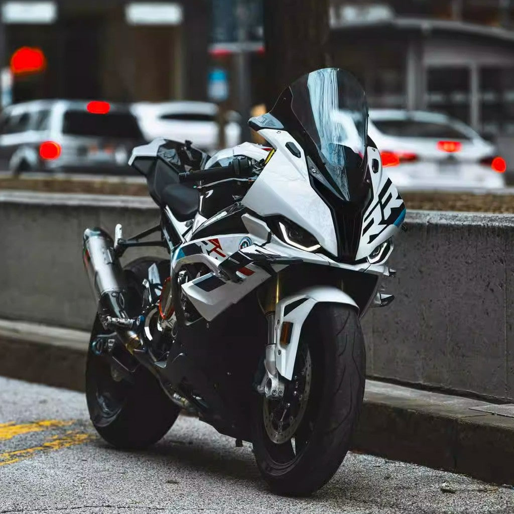 BMW S1000RR 2020+ Carbon Fiber Racing Windshield|Pure Carbon|Low Wind Resistance|No-Damage Install
