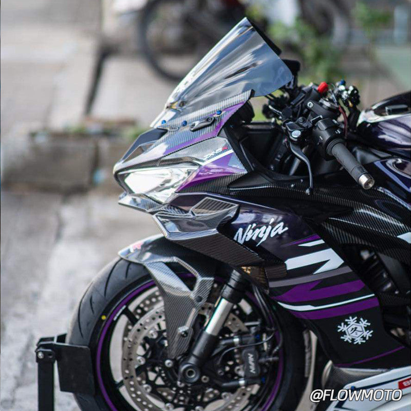 For Kawasaki Ninja ZX-6R Pure Carbon Winglet