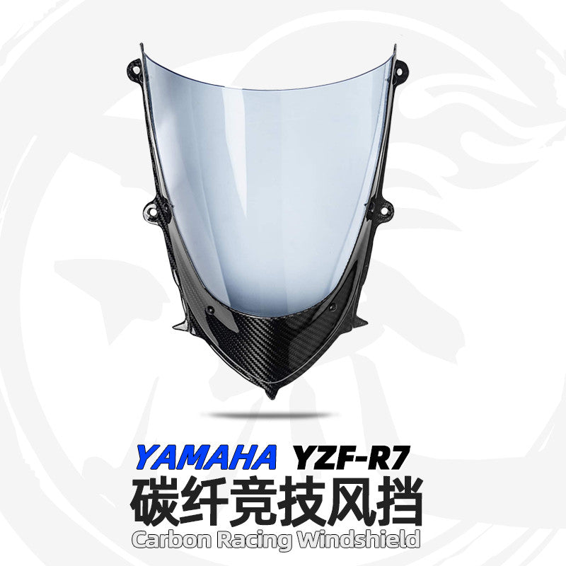 Yamaha R7 modified Carbon Racing Windshield|pure carbon|Low wind resistance