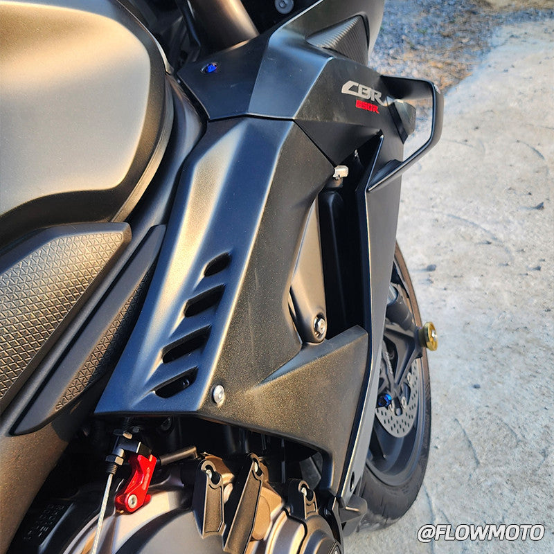 For CBR650R Modified 3R-style side fairing panel|Fits 2019-2023
