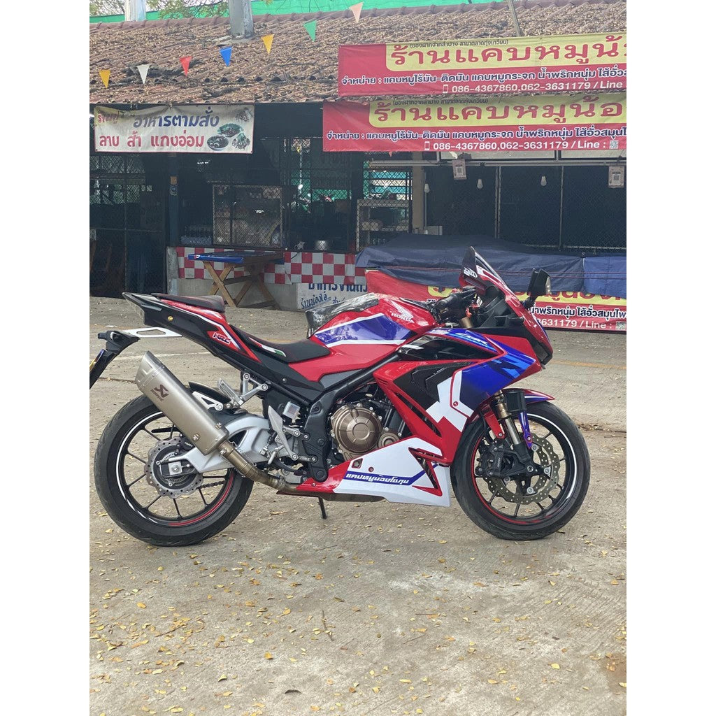 For 19-25 Honda CBR500R Modified 3R-Style Front Fairing | with Racing Windshield | Easy Installation