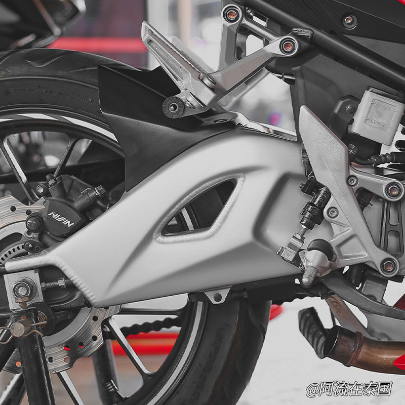 For HONDA CBR500R modified in 3R-style Swingarm Cover|Fits 2019-2025 | ABS Material | No-damage