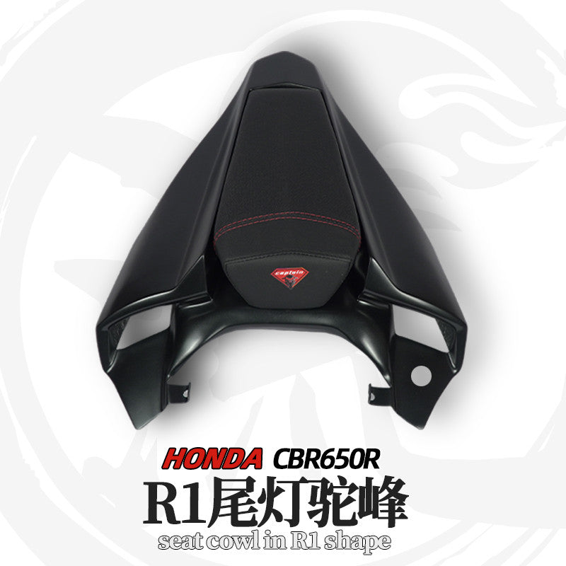 For Honda CBR650R R1-Style Seat Cowl with Tail light&Seat | High-Quality Fiberglass | No-damage