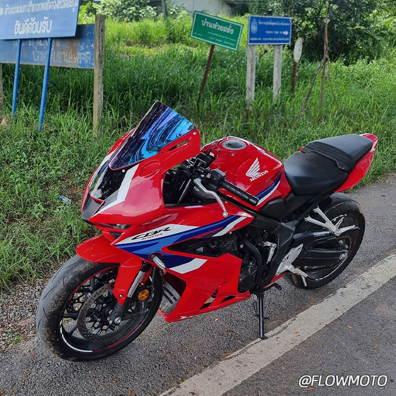 For 2024+ Honda CBR650R Modified 3R-Style Front Fairing | with Racing Windshield | No-damage