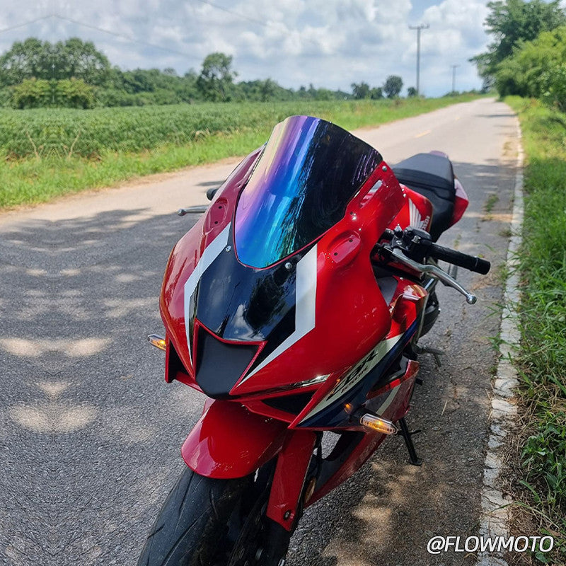 For 2024+ Honda CBR650R Modified 3R-Style Front Fairing | with Racing Windshield | No-damage