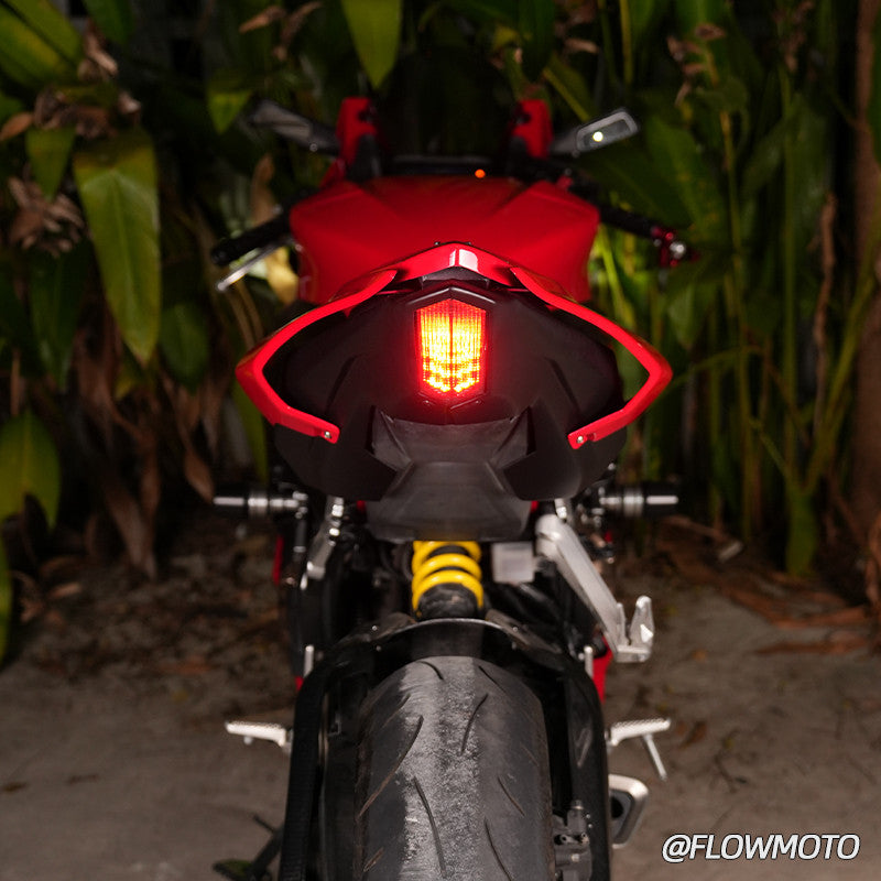 For Honda CBR650R Modified R1-Style Seat Cowl|Tail light Integrated turn signals from USA|Plug&Play