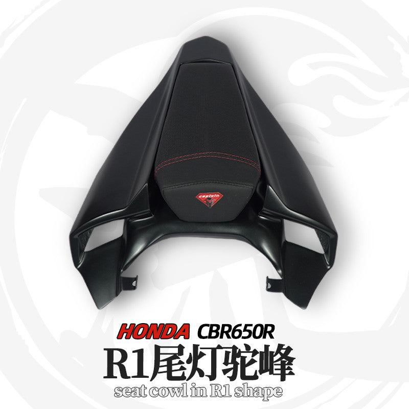 For Honda CBR650R R1-Style Seat Cowl with Tail light&Seat | High-Quality Fiberglass | No-damage