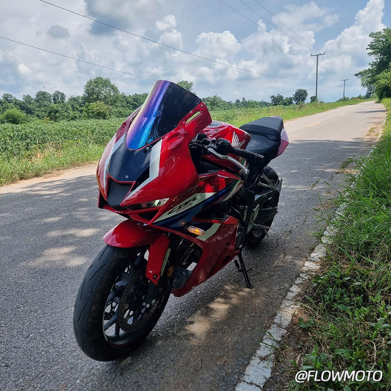 For 2024+ Honda CBR650R Modified 3R-Style Front Fairing | with Racing Windshield | No-damage
