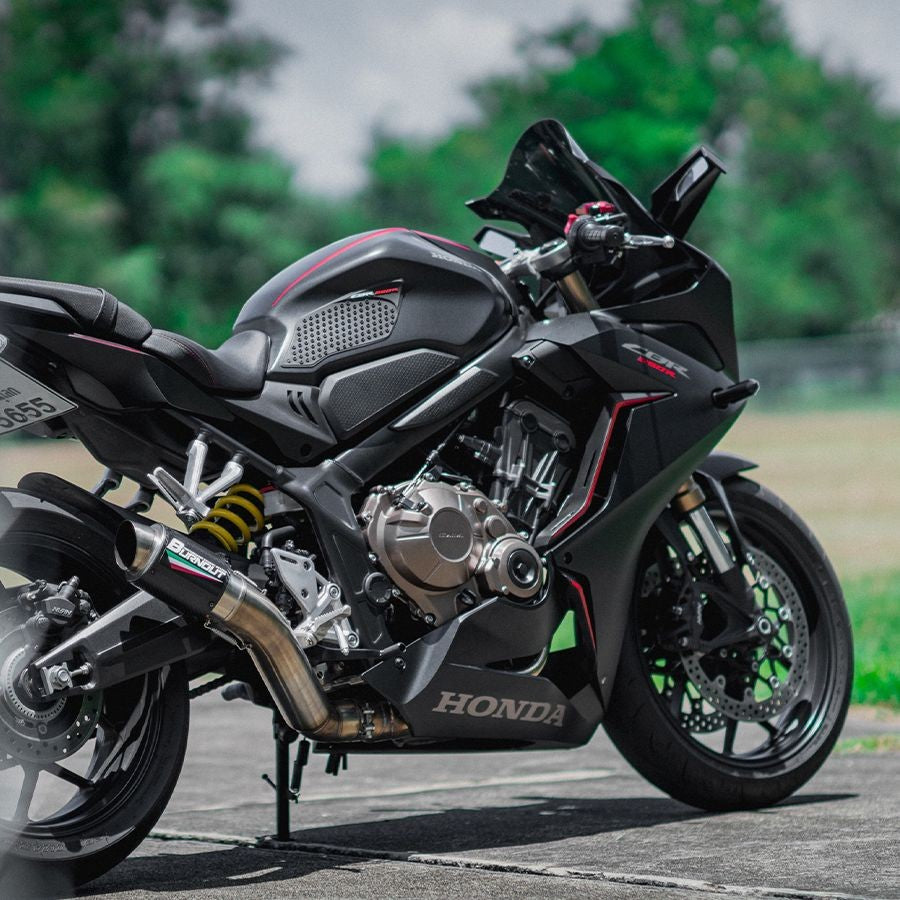 For Honda CBR650R 2019-2024 Mirror Winglets with Integrated LED Turn Signals|High-Quality Dry Carbon