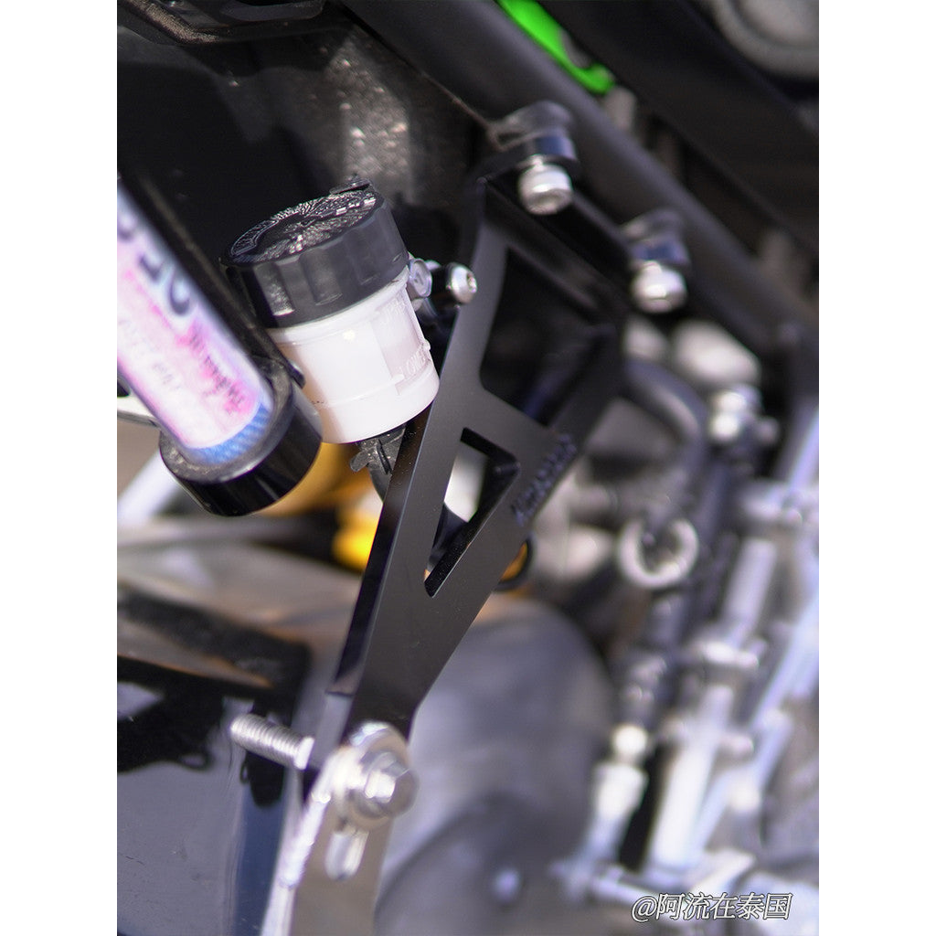 For KAWASAKI Ninja400 exhaust pipe bracket|6mm thick quality aluminum|strong and durable