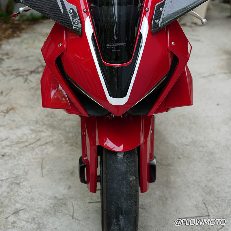 For Honda CBR650R Modified RR-Style Front Fender | Integrated caliper radiator | Fits 2019-2025