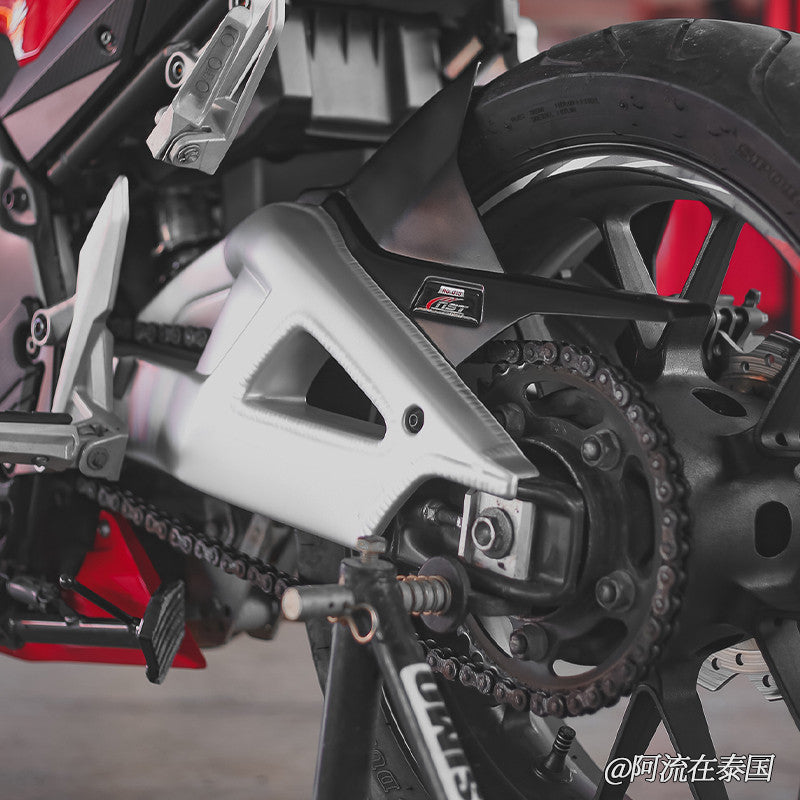 For HONDA CBR500R modified in 3R-style Swingarm Cover|Fits 2019-2025 | ABS Material | No-damage