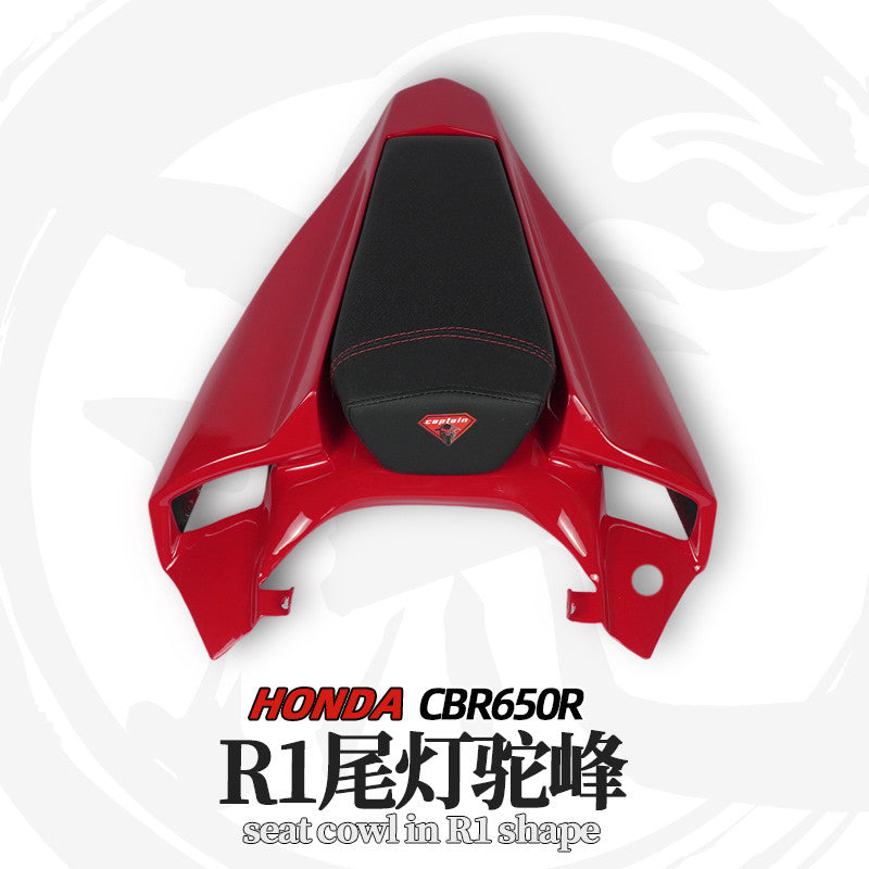 For Honda CBR650R R1-Style Seat Cowl with Tail light&Seat | High-Quality Fiberglass | No-damage
