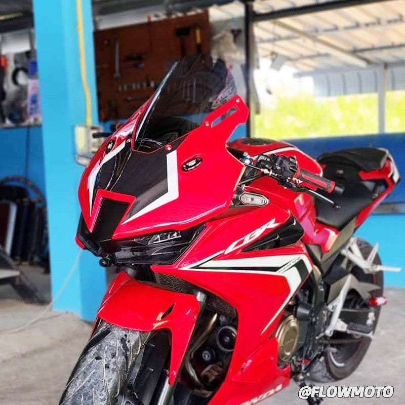 Honda CBR500R 3R-Style Front Fairing & Racing Windshield|Fits 2019-2024|High-Quality ABS|No-damage