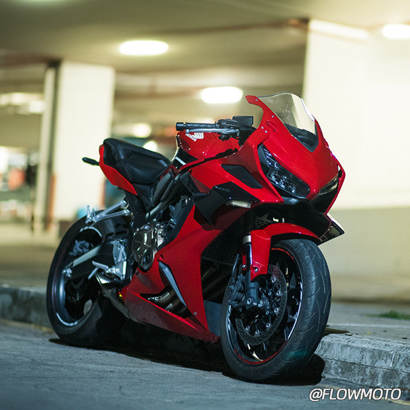 For 19-23 Honda CBR650R modified Side Winglets with Integrated LED Turn Signals| High-Quality