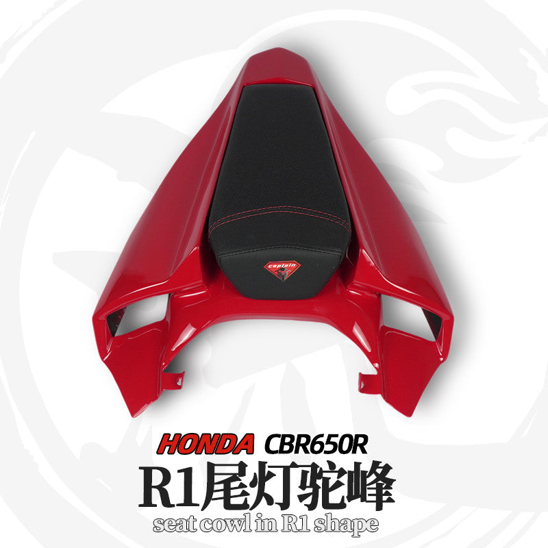For Honda CBR650R R1-Style Seat Cowl with Tail light&Seat | High-Quality Fiberglass | No-damage