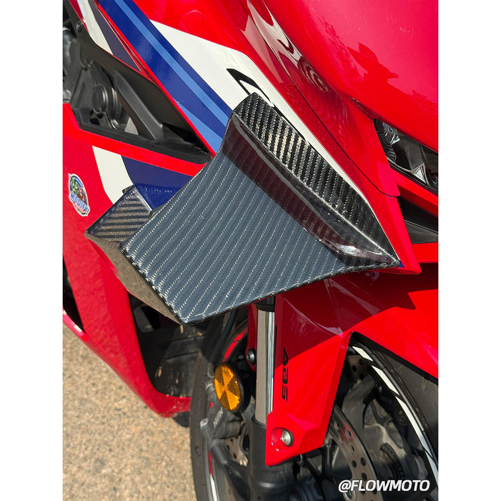 For 2024 Honda CBR650R Carbon Fiber Winglet