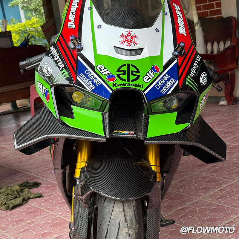 For 2021+ Kawasaki Ninja ZX-10R Pure Carbon Winglet