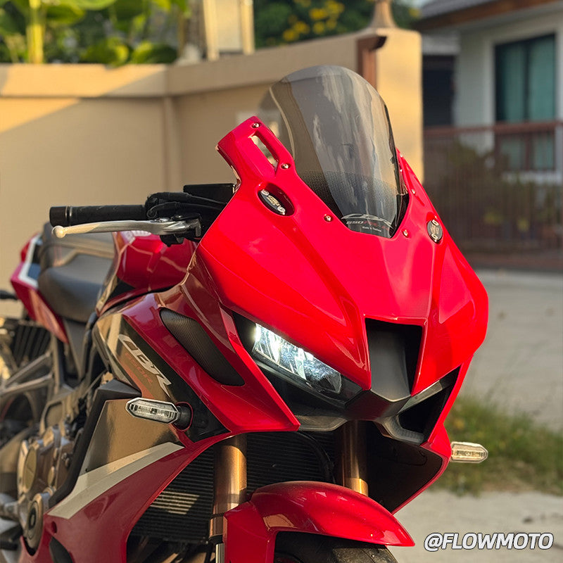For 19-23 Honda CBR650R Modified 3R-Style Front Fairing | with Racing Windshield | No-damage install