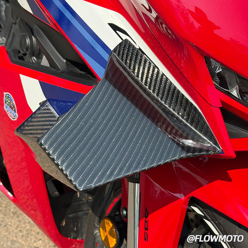 For 2024 Honda CBR650R Carbon Fiber Winglet
