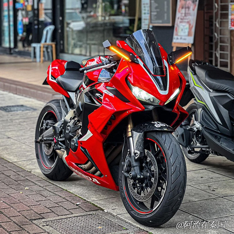 For 19-23 Honda CBR650R modified in 3R-style side fairing Winglets