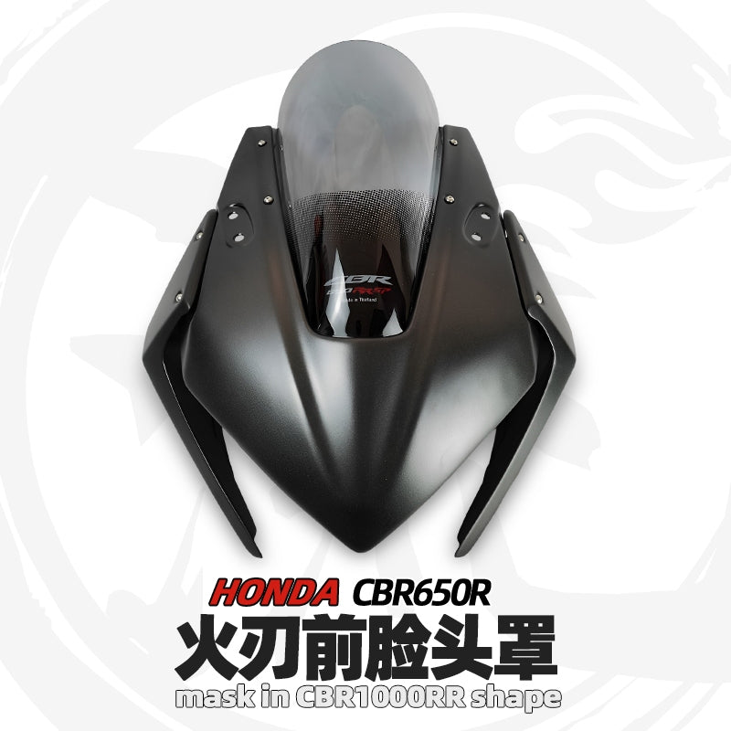For Honda CBR650R Modified 1000RR-Style Front Fairing | with Racing Windshield | Fits year 2019-2023