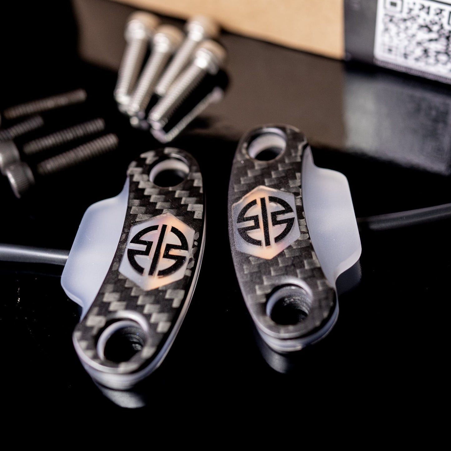 For Kawasaki ZX4R/6R/10R/ninja Carbon Mirror Block Integrated turn signals