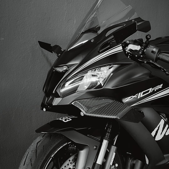 For 2011-2020 Kawasaki Ninja ZX-10R Pure Carbon Winglet image 3