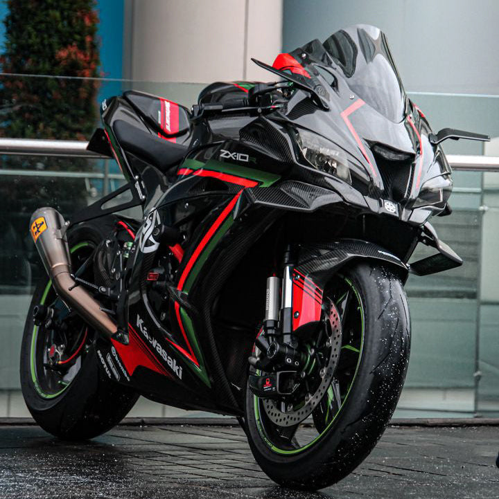 For 2011-2020 Kawasaki Ninja ZX-10R Pure Carbon Winglet image 5