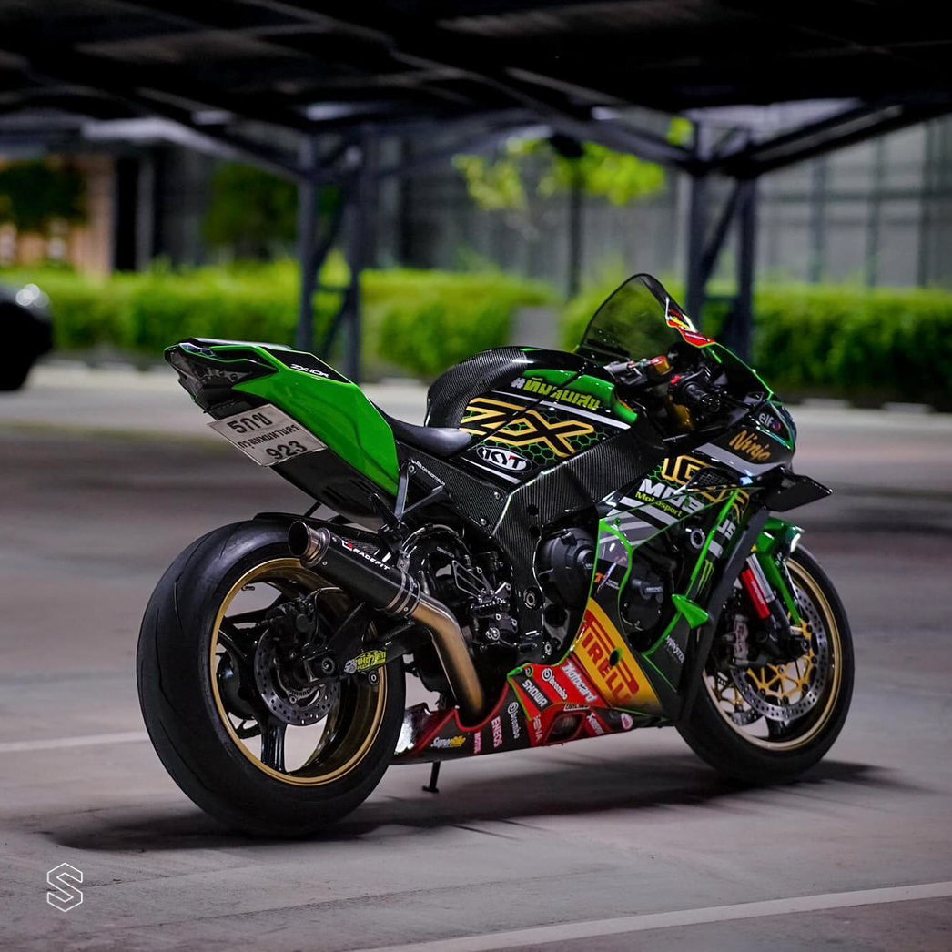 For 2011-2020 Kawasaki Ninja ZX-10R Pure Carbon Winglet image 6