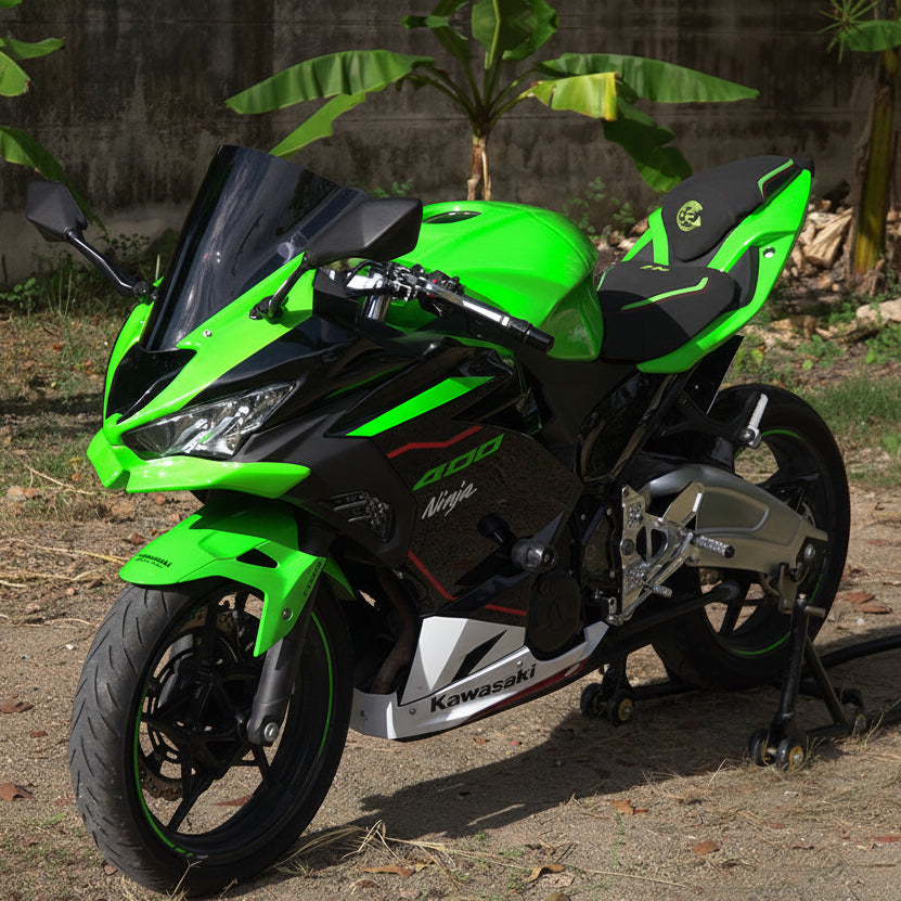 For Kawasaki ninja400 modified in ZX6R style Rear fairng No-damage image 3