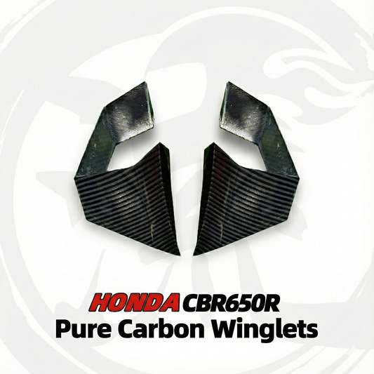 For 2024+ Honda CBR650R Carbon Fiber Winglet
