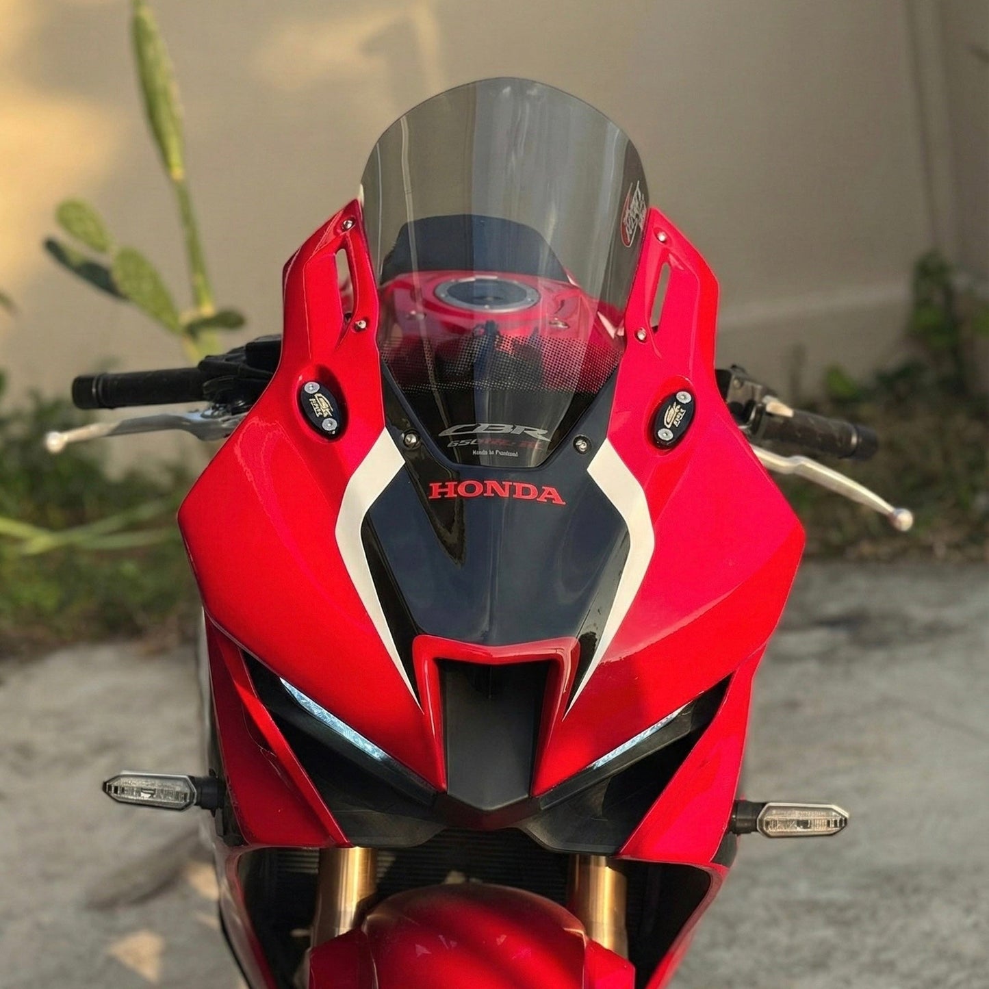 For 19-23 Honda CBR650R Modified 3R-Style Front Fairing | with Racing Windshield | No-damage install