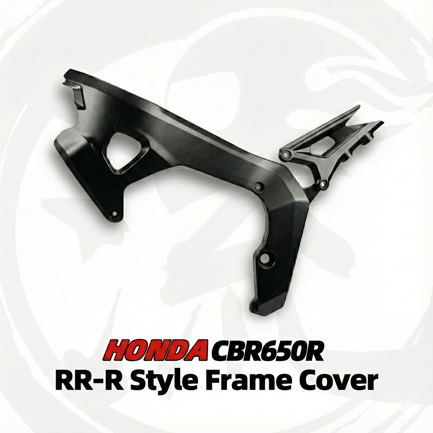 For 2024+ Honda CBR650R Modified 1000RRR-Style Frame Cover | High-Quality ABS | No-damage - Matte Black image 1