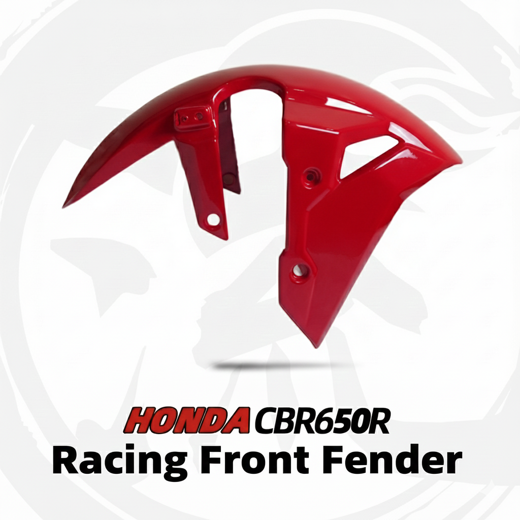 For Honda CBR650R Modified RR-Style Front Fender | Fits 2019-2025 | High-Quality ABS - Red image 1