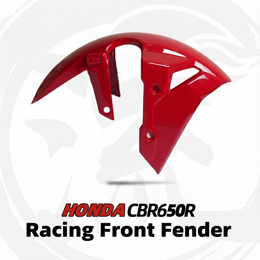 For Honda CBR650R Modified RR-Style Front Fender | Fits 2019-2025 | High-Quality ABS - Red image 1