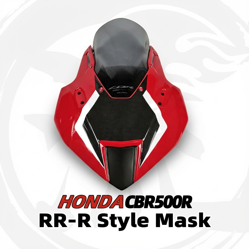 Honda CBR500R 3R-Style Front Fairing & Racing Windshield｜Fits 2019-2025｜High-Quality ABS｜No-damage
