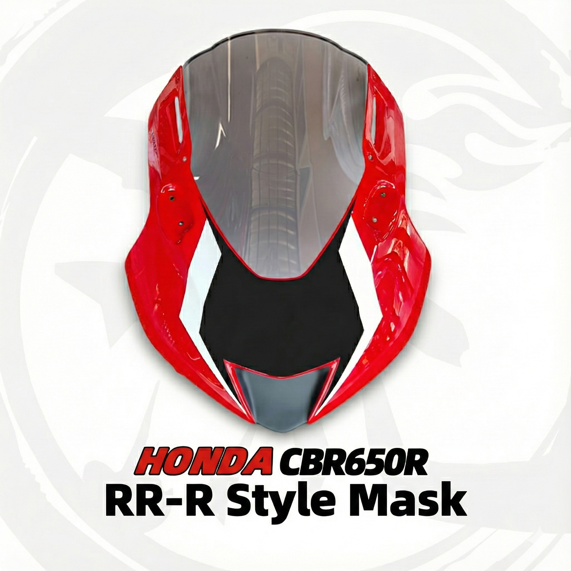 For 2024+ Honda CBR650R Modified 3R-Style Front Fairing | with Racing Windshield | No-damage image 8
