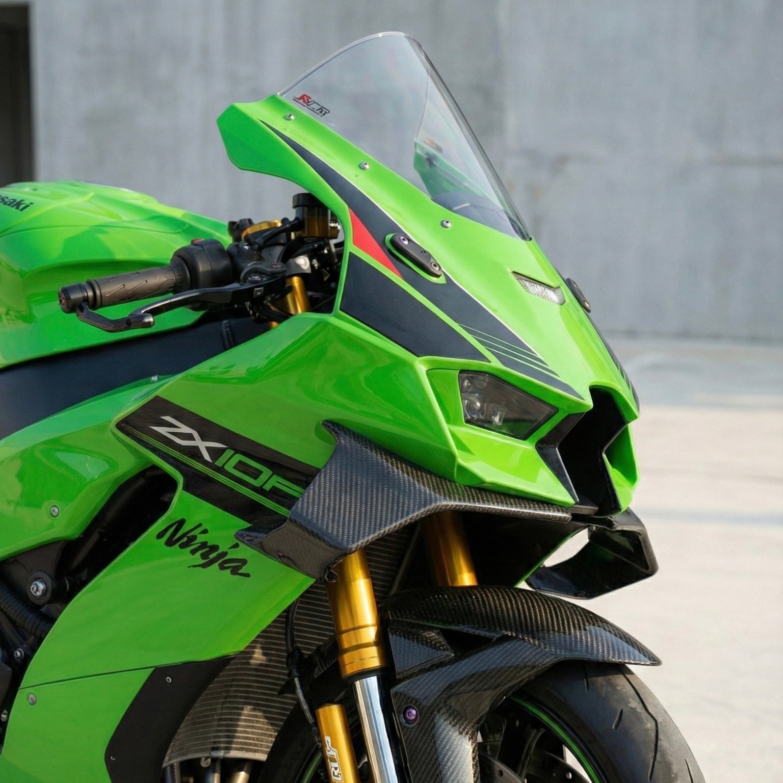 For 2021+ Kawasaki Ninja ZX-10R Pure Carbon Winglet image 9